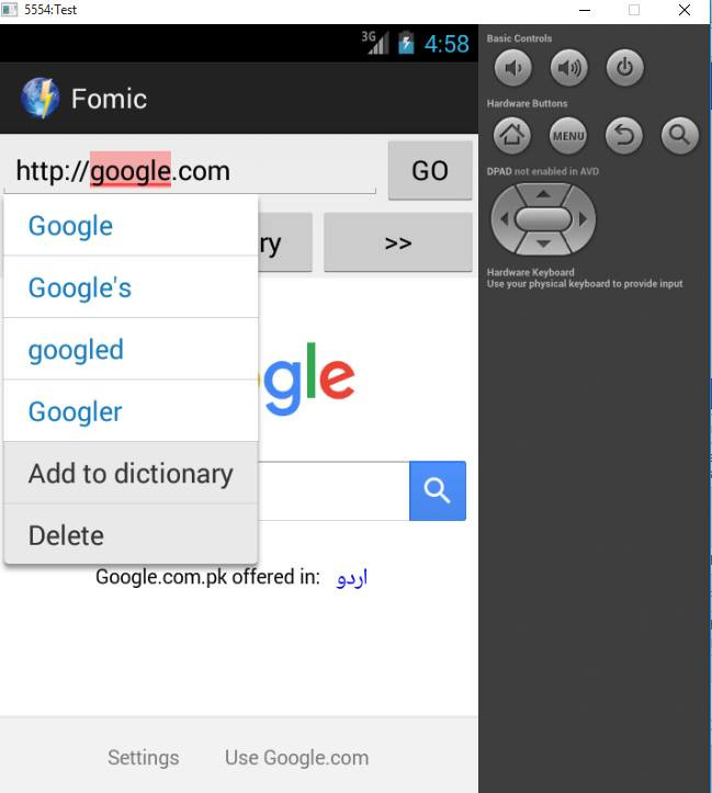 Creating a Android Web Browser | SourceCodester